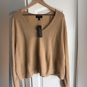 Banana Republic Beige Merino Wool Sweater size XXL NWT